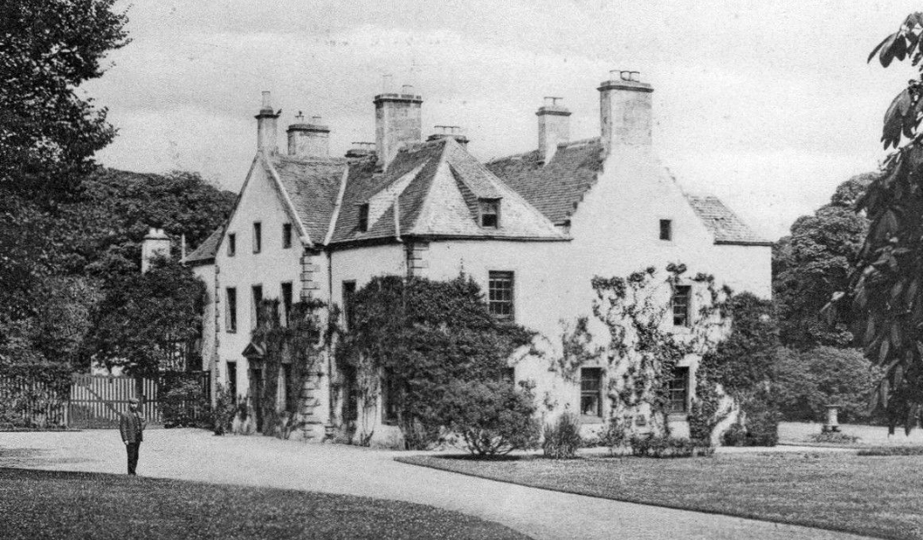 Aberdour House, near Aberdour Castle, a scenic old stronghold castle with gardens and orchard of the Douglas Earls of Morton, in the pretty village of Aberdour in Fife.