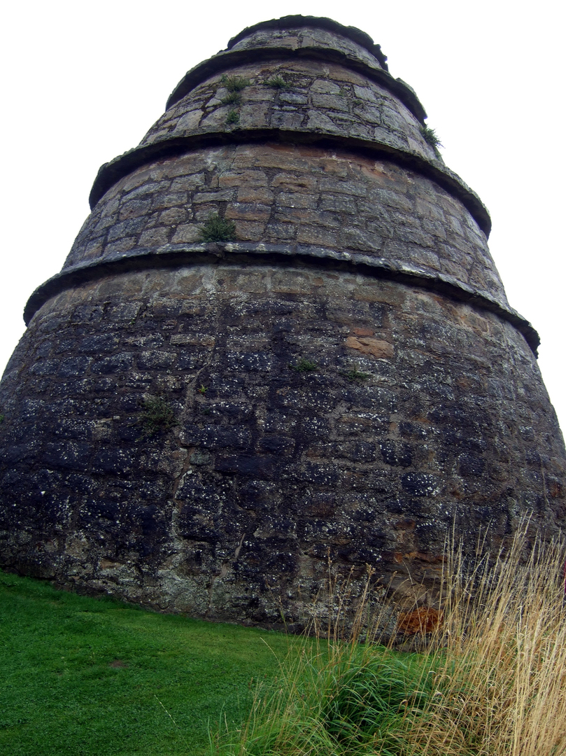 Doocot (dovecote) of Aberdour Castle, a scenic old stronghold castle with gardens and orchard of the Douglas Earls of Morton, in the pretty village of Aberdour in Fife.