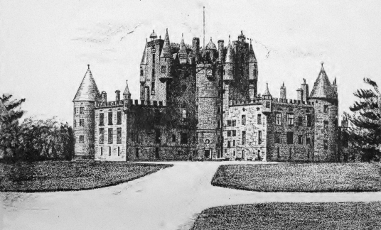 Glamis Castle, one of the most impressive, romantic and reputedly haunted castles in Scotland, home to the Bowes Lyon Earls of Strathmore and Kinghorne, and near Forfar in Angus in northeast Scotland.